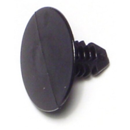 Midwest Fastener 3/4" x 9/32" x 1/2" Black Plastic Mud Shield Retainers 15PK 69185